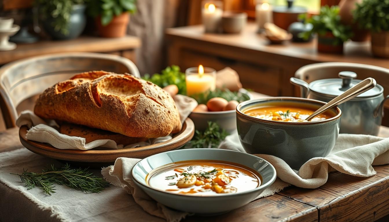 Quick weeknight dinner prepared in a home kitchen