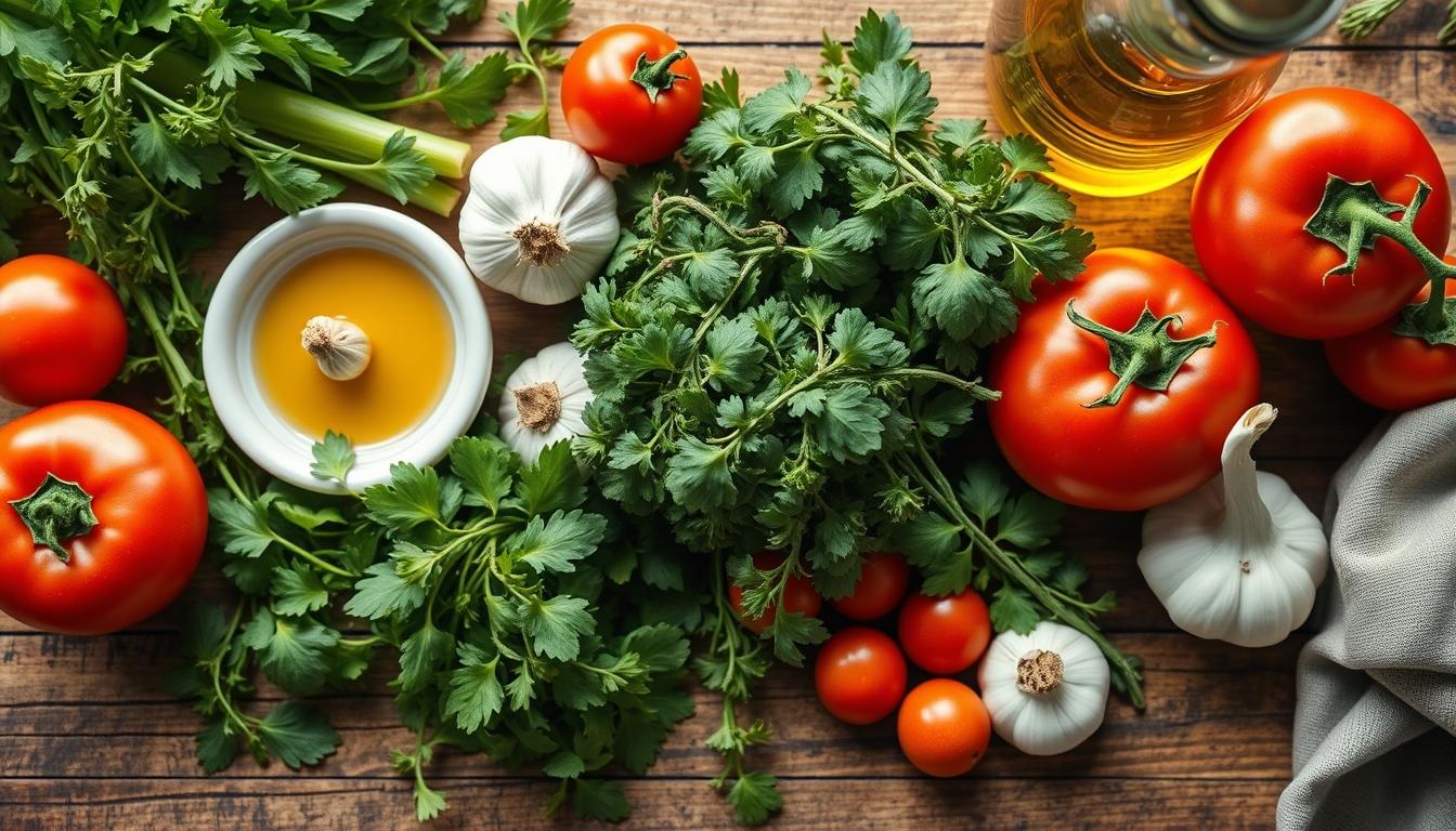 Ingredients prepared for a fast weeknight meal